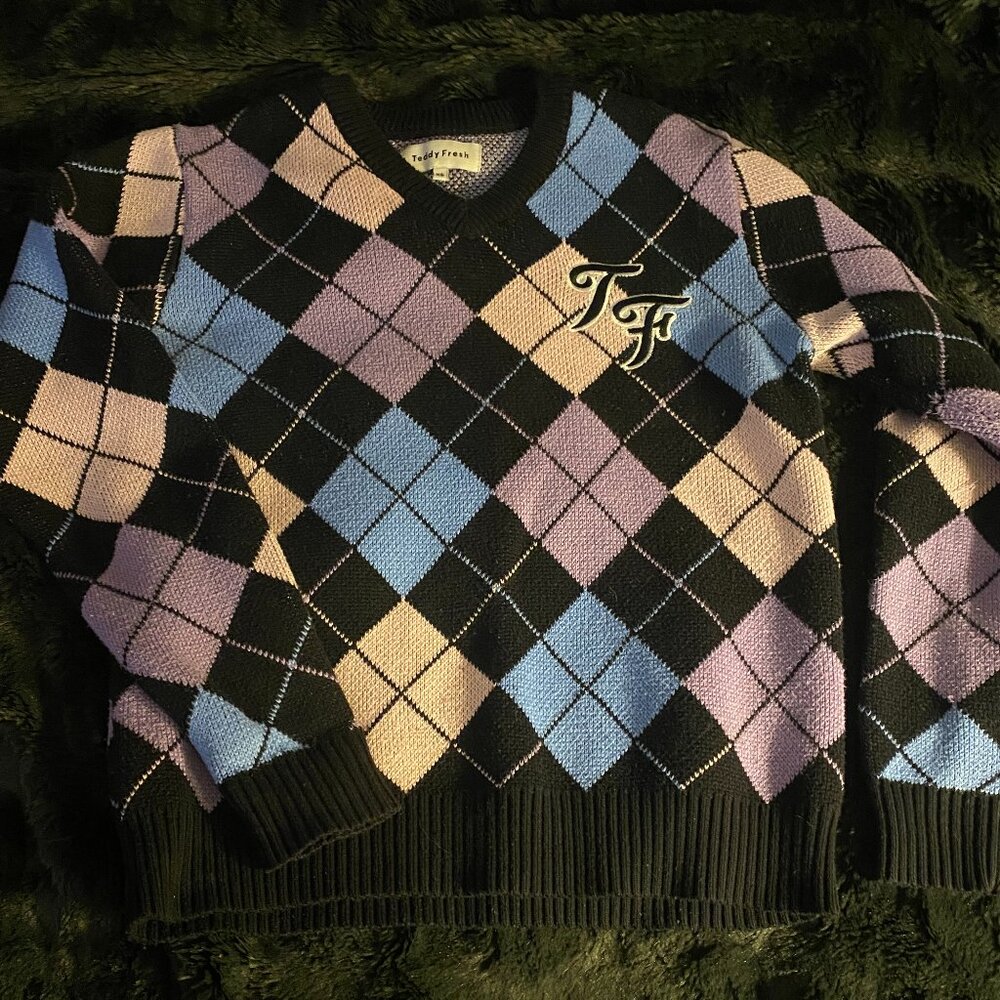 Teddy Fresh Argyle Sweater
